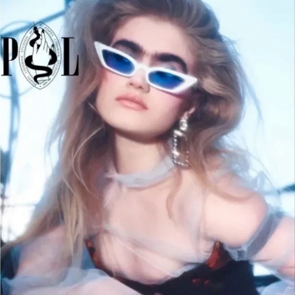 White Cat Eye Women's Sunglasses